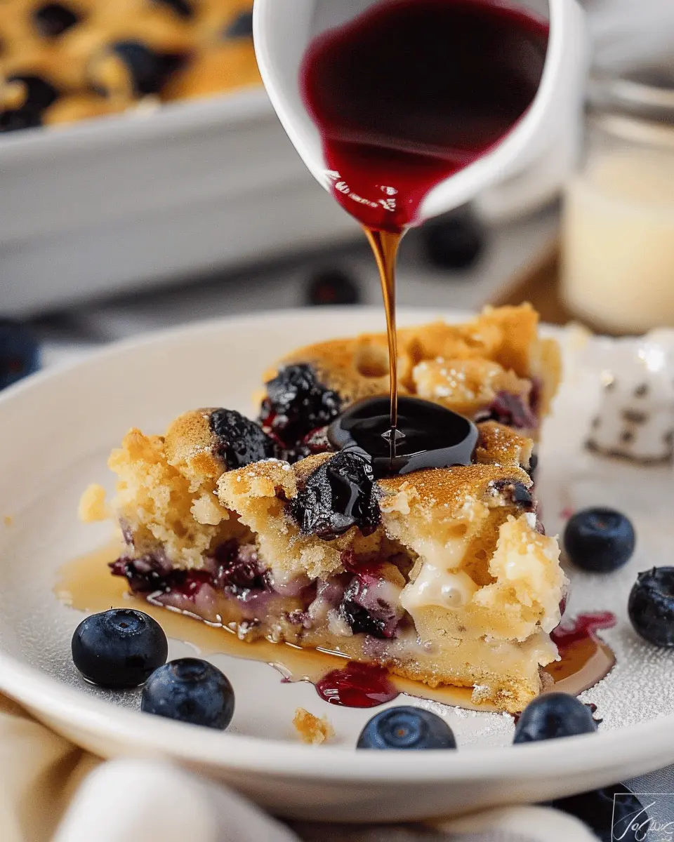 Blueberry Buttermilk Pancake Casserole: Easy Family Brunch Delight