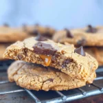 Caramel Peanut Butter Chocolate Chip Cookies