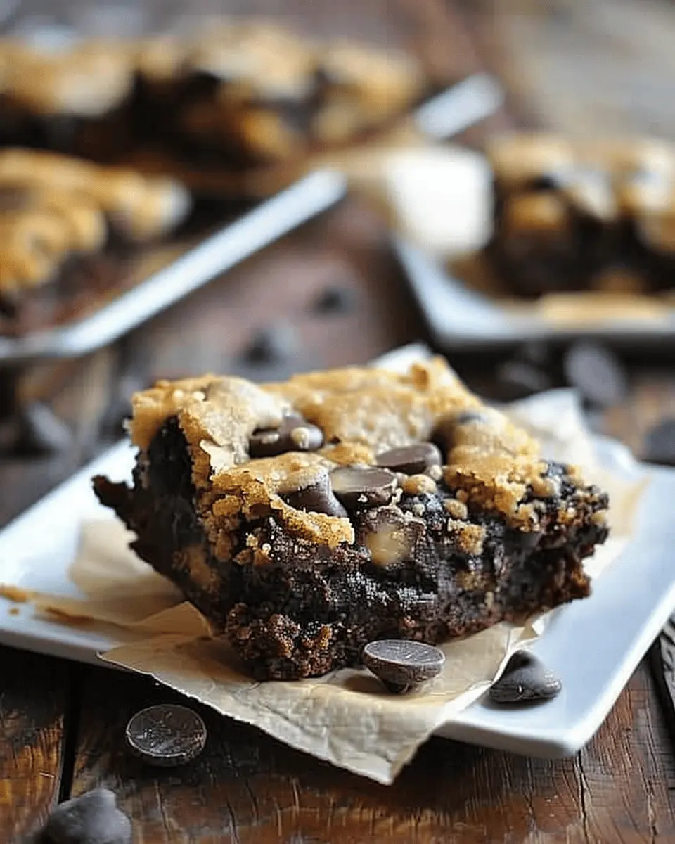 Chocolate Chip Cookie Brownies: The Best Indulgent Treat Ever