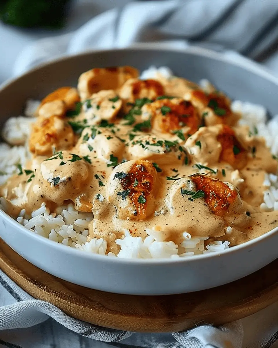 Creamy Smothered Chicken and Rice: Indulgent Comfort Food Delight