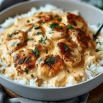 Creamy Smothered Chicken and Rice