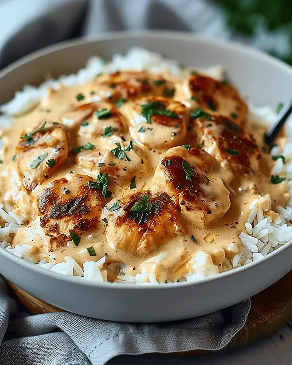Creamy Smothered Chicken and Rice: An Indulgent Comfort Meal