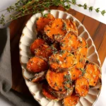 Herb Parmesan Crusted Sweet Potatoes