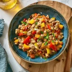 Mom's Ground Turkey and Peppers