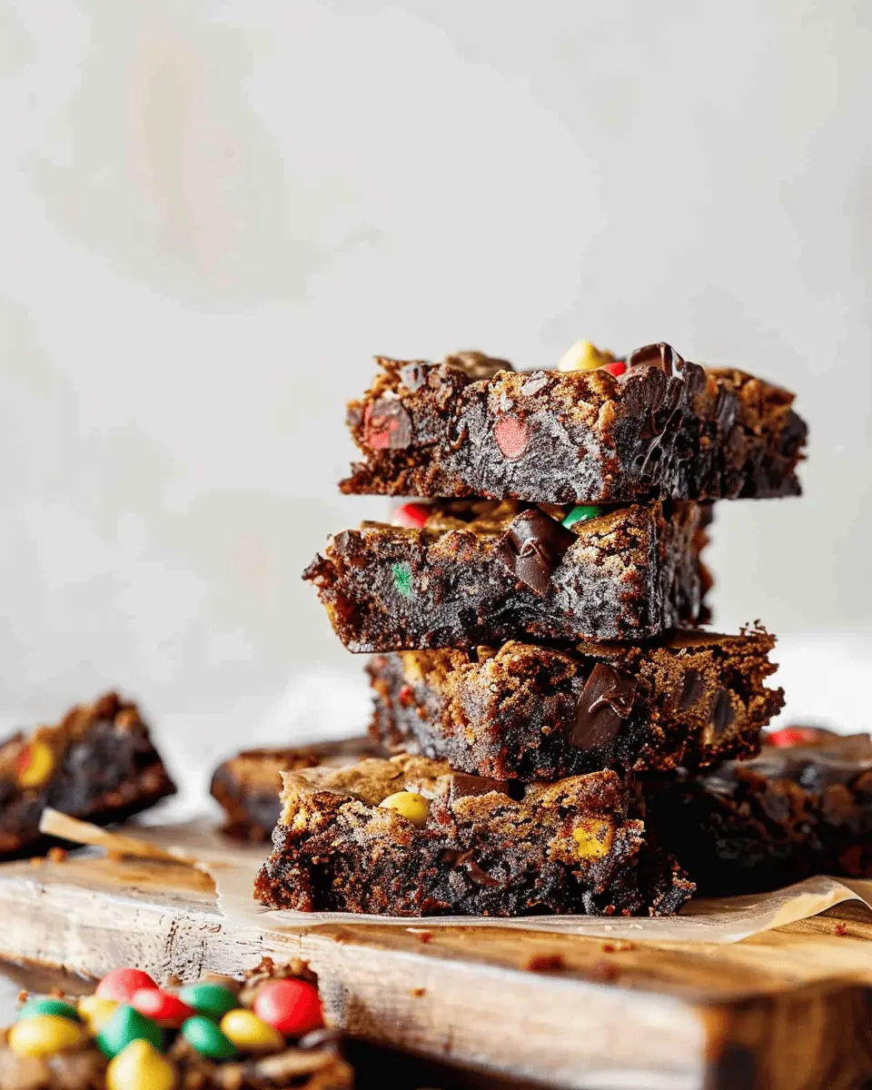 Monster Cookie Fudgy Brownies: The Best Indulgent Treat You’ll Love
