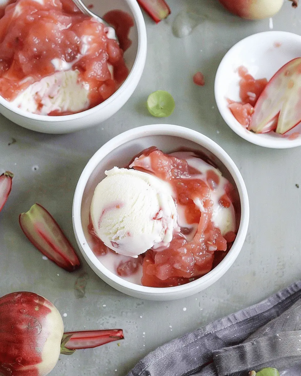 Rhubarb Sauce for Ice Cream: The Best Topping for Homemade Treats