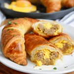 Sausage Egg and Cheese Breakfast Roll-Ups