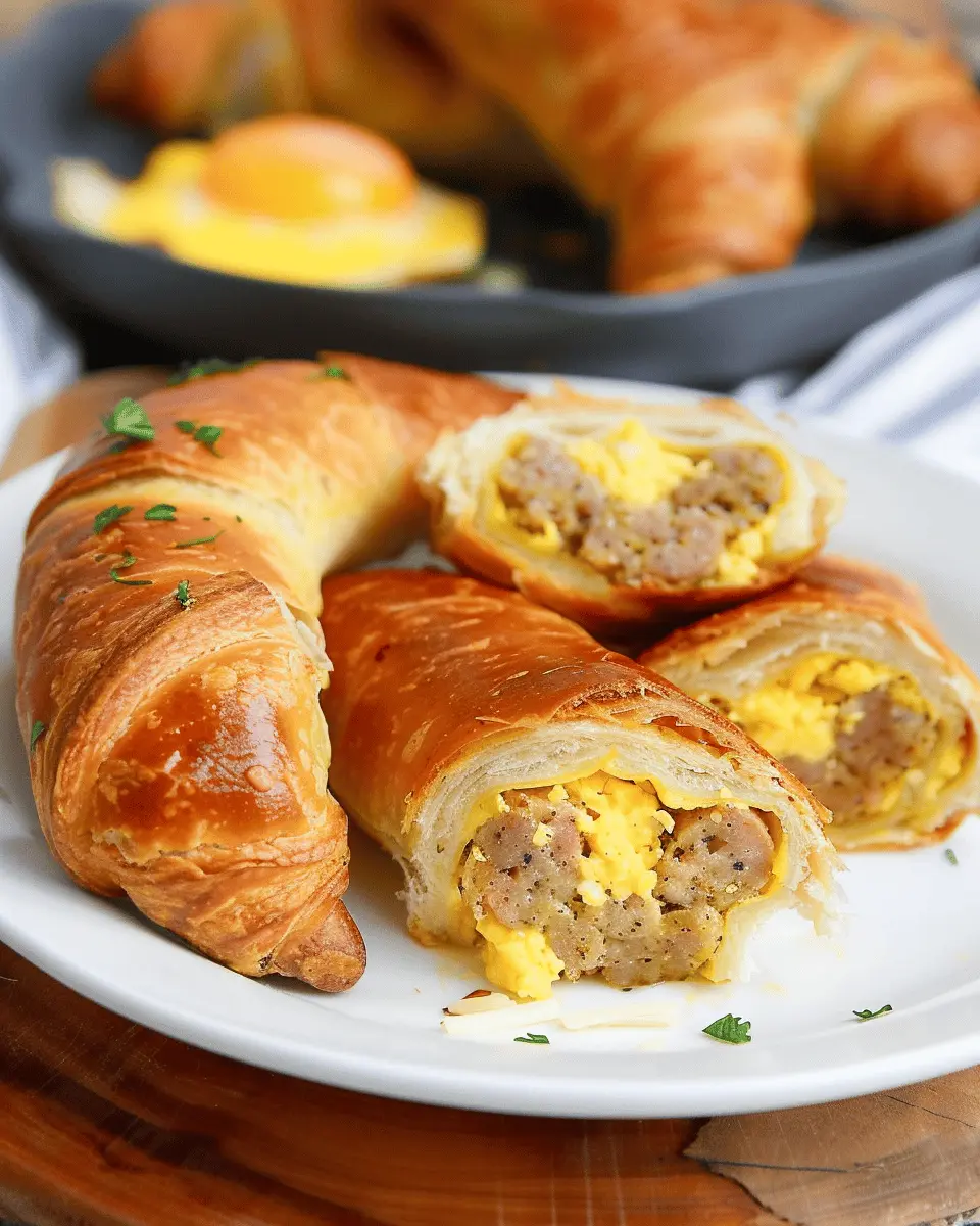 Sausage Egg and Cheese Breakfast Roll-Ups: Easy and Delicious Twist