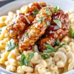 Copycat Applebee’s Honey Pepper Chicken Mac and Cheese