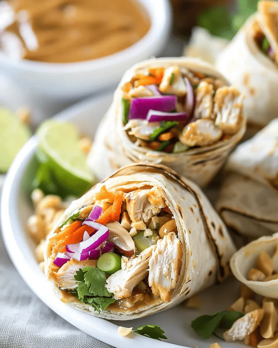 Peanut Chicken Wrap Recipe: Easy, Delicious, and Wholesome Delight