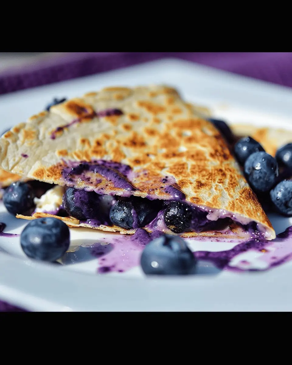 Blueberry Breakfast Quesadilla: Easy and Delicious for Mornings