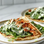 Smash Chicken Caesar Tacos