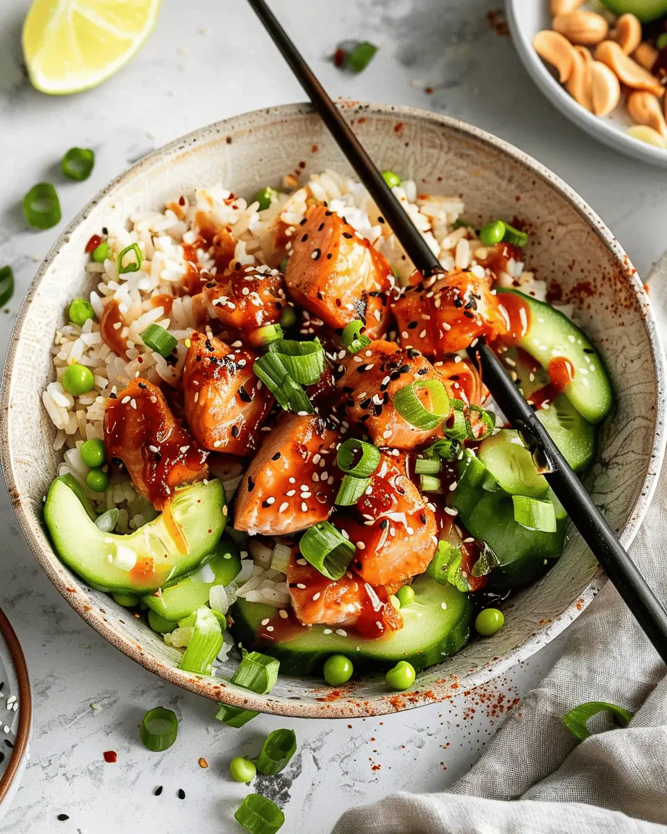 Honey Sriracha Salmon Bowls: Easy, Flavorful Weeknight Delight