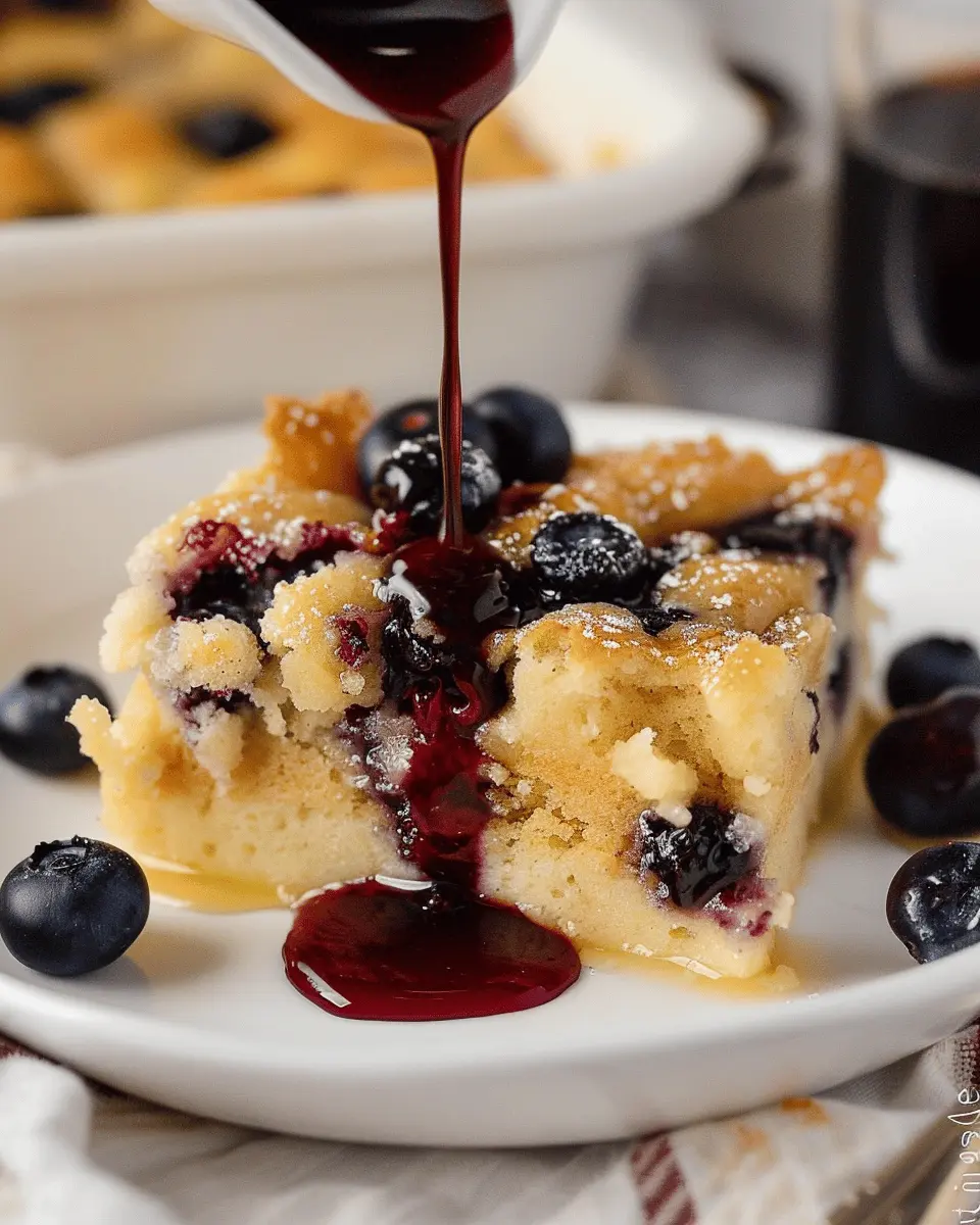 Blueberry Buttermilk Pancake Casserole: Easy and Indulgent Breakfast