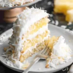Coconut Cake with Pineapple Filling