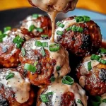 Korean BBQ Meatballs with Spicy Mayo Dip