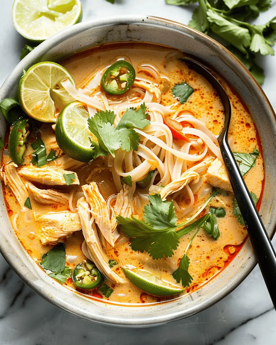 Easy Thai Chicken Curry Soup: A Comforting and Flavorful Delight
