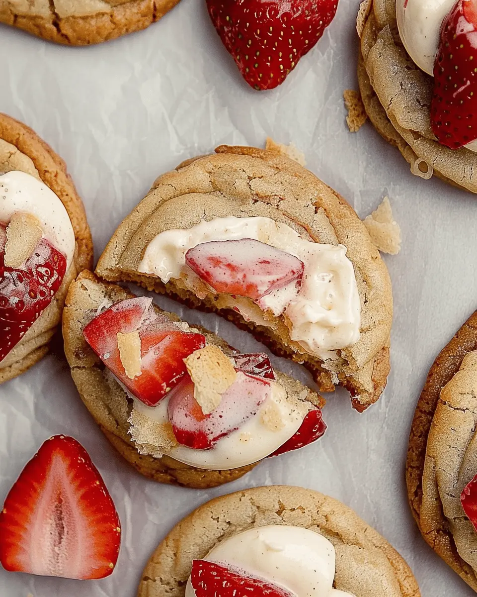 Strawberries and Cream Cookies: The Best Homemade Treats
