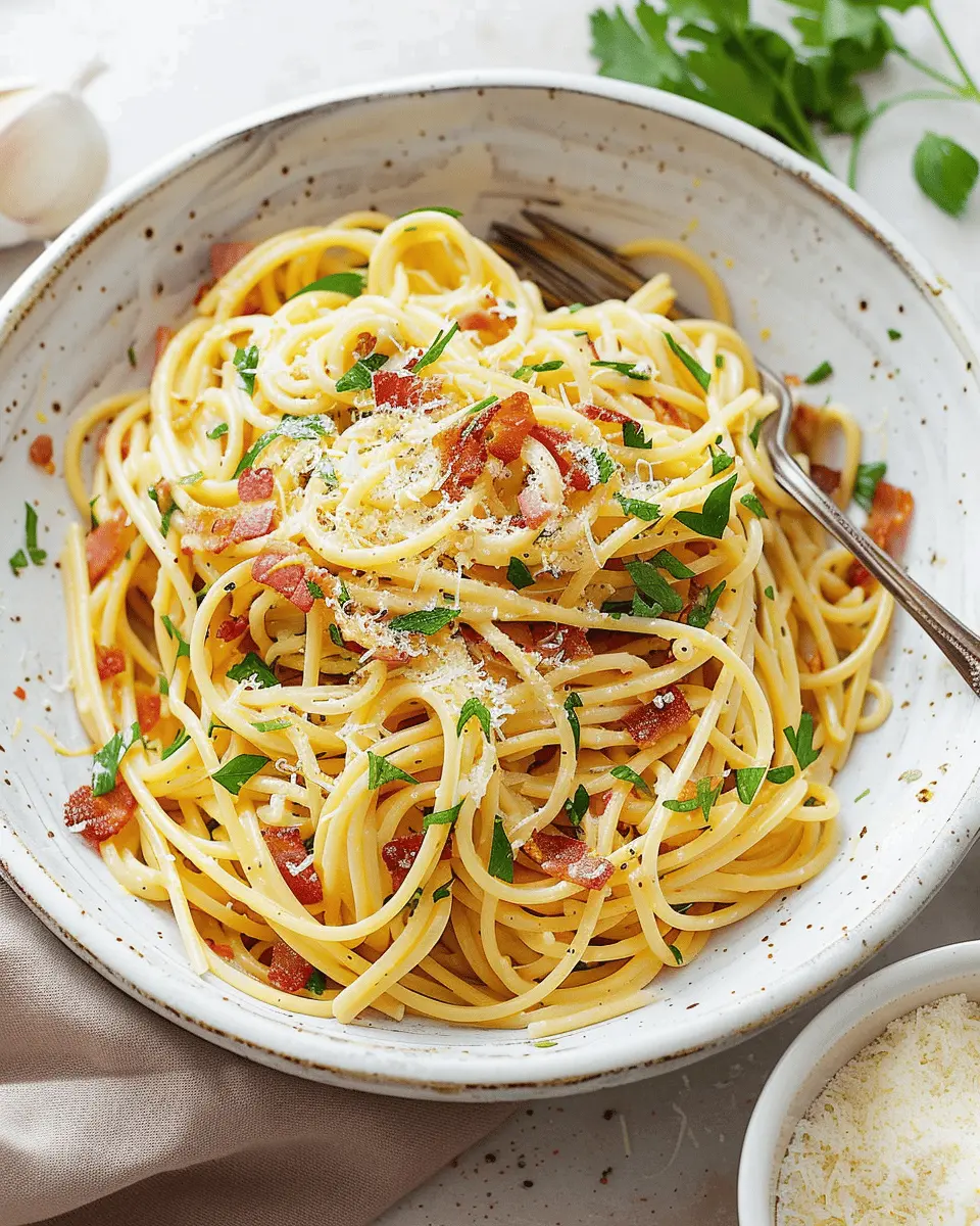 Homemade Pasta Carbonara with Bacon: A Comforting Twist You’ll Love