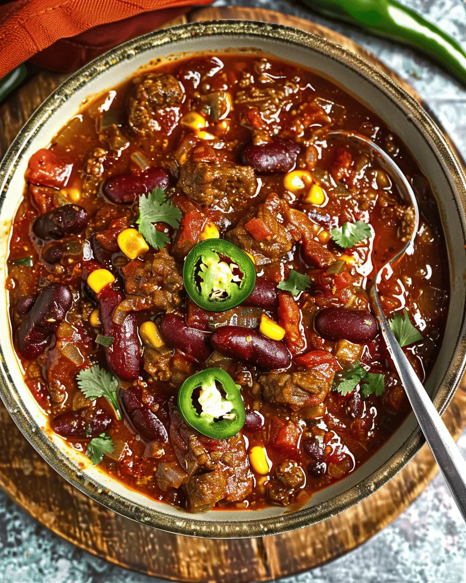 Short Rib and Chorizo Chili Recipe: Hearty and Flavorful Delight