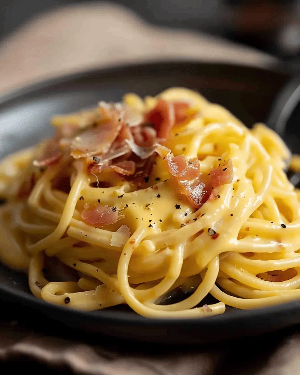 Carbonara Recipe: Indulgent Twist with Turkey Bacon and Chicken Ham