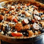 Black Beans, Sausage and Rice