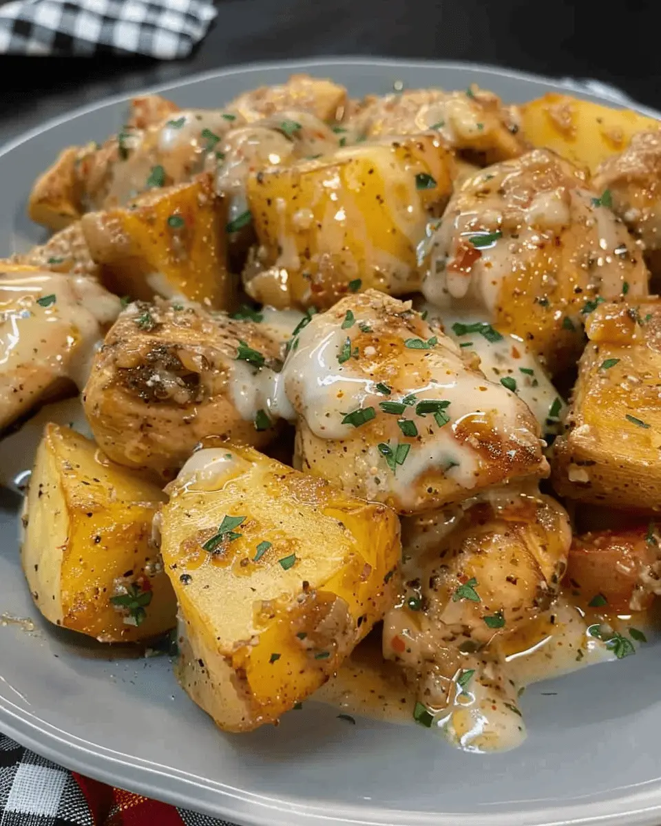 Crockpot Garlic Parmesan Chicken and Potatoes: Easy Comfort Meal
