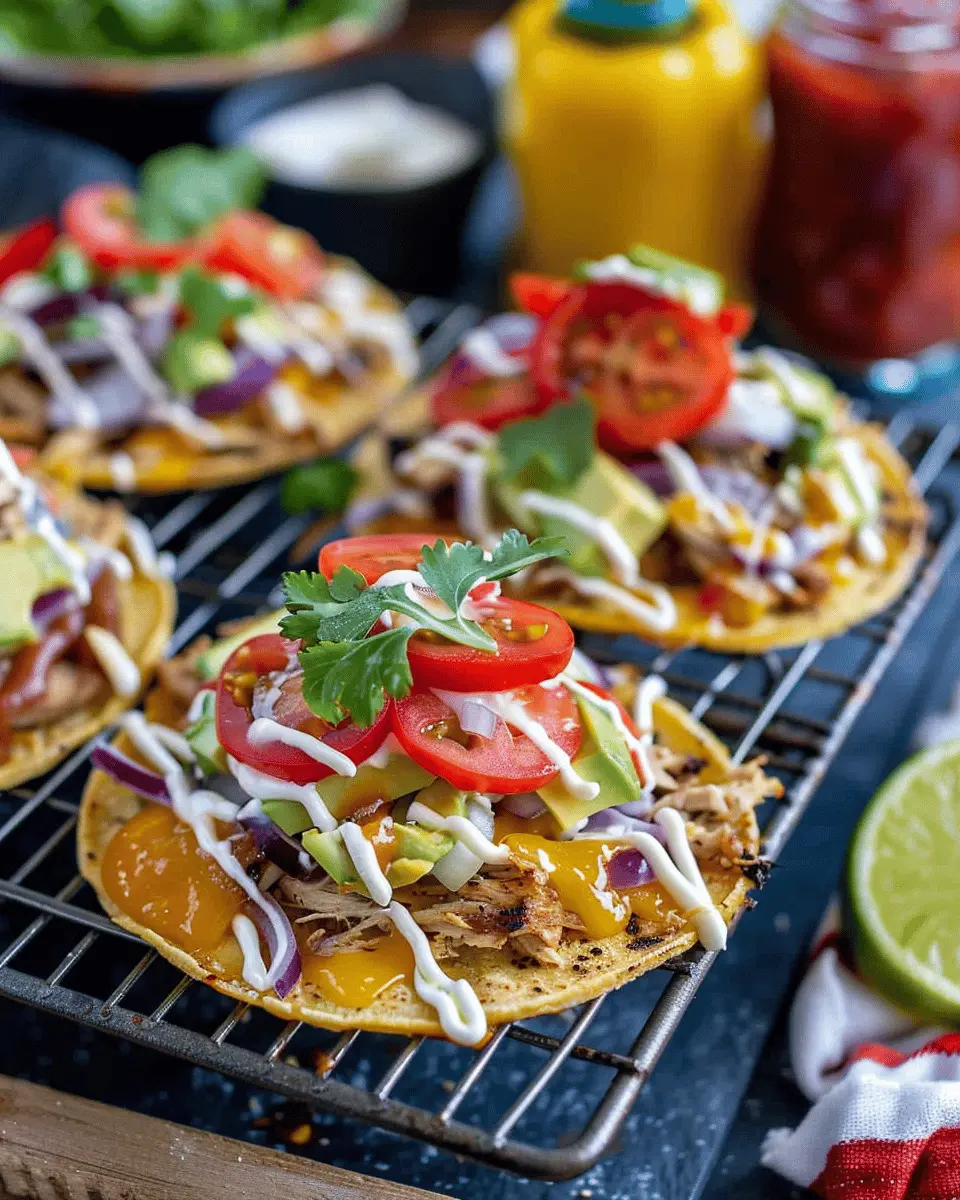 Easy Chicken Tostadas: A Delicious Twist on Homemade Flavor