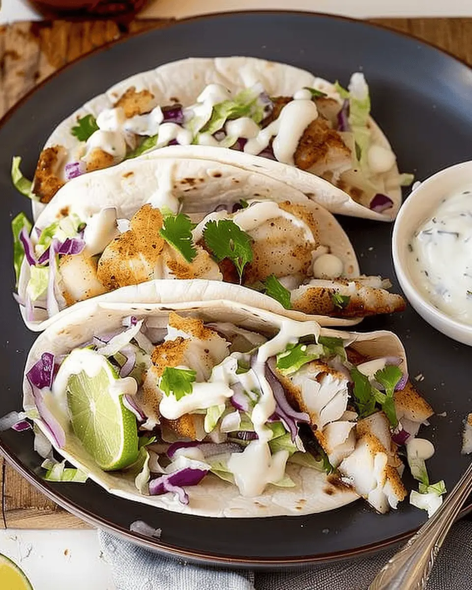 Fish Tacos with Lime Crema: Easy Recipe for Taco Lovers