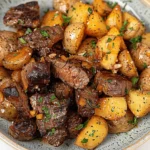 Garlic Butter Steak and Potatoes