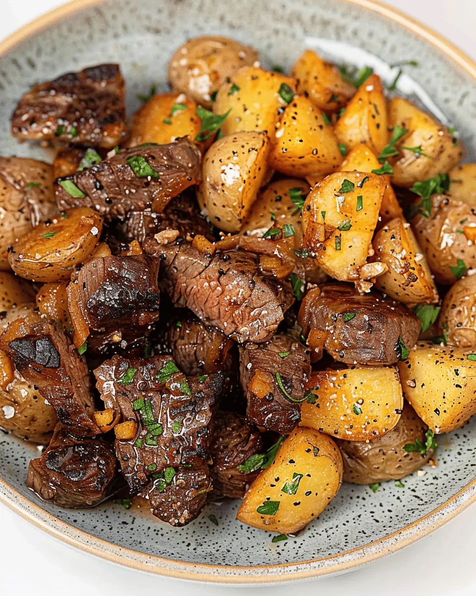 Garlic Butter Steak and Potatoes: The Easy, Indulgent Dinner You’ll Love