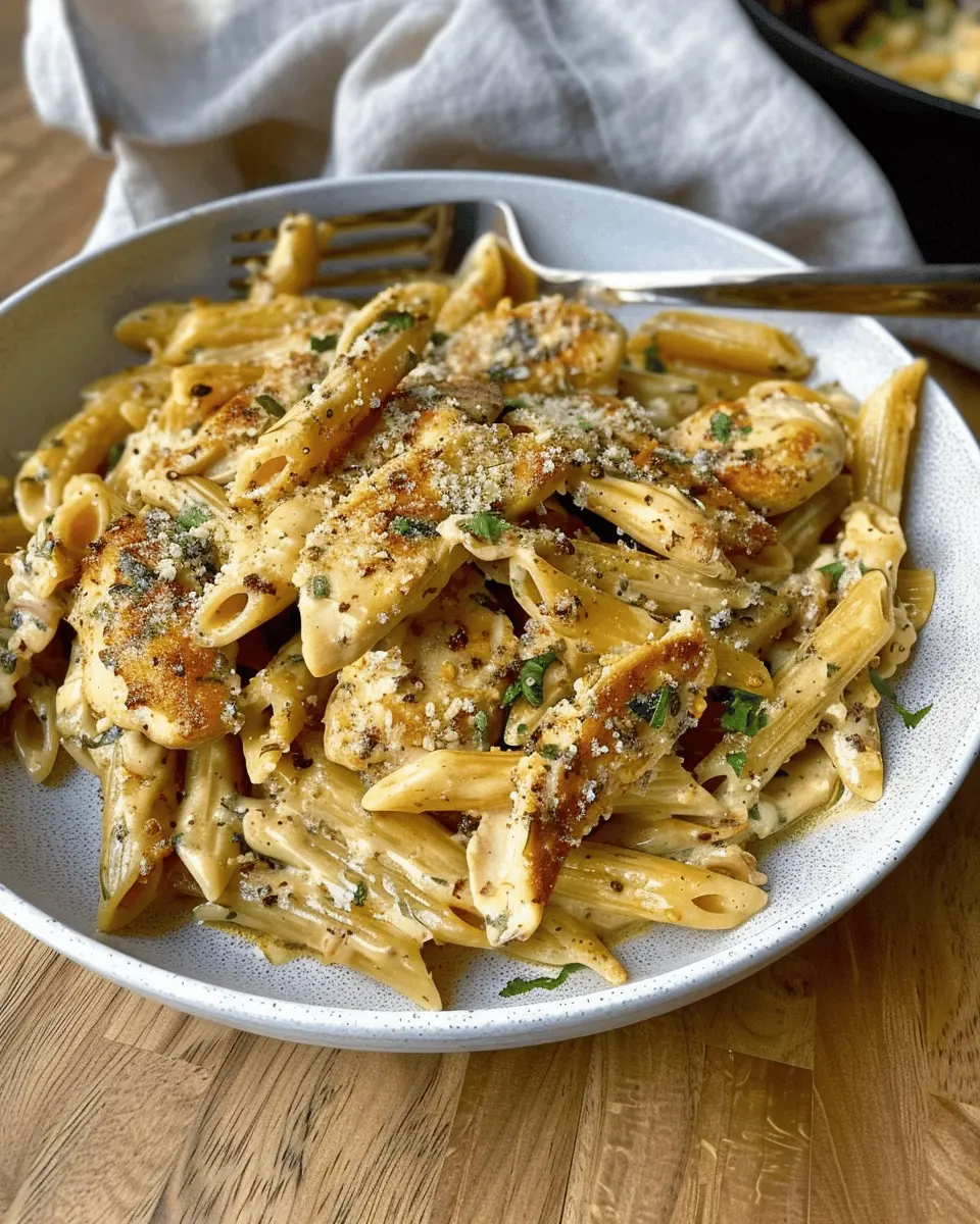 Garlic Parmesan Chicken and Pasta: Easy One-Pan Wonder for All