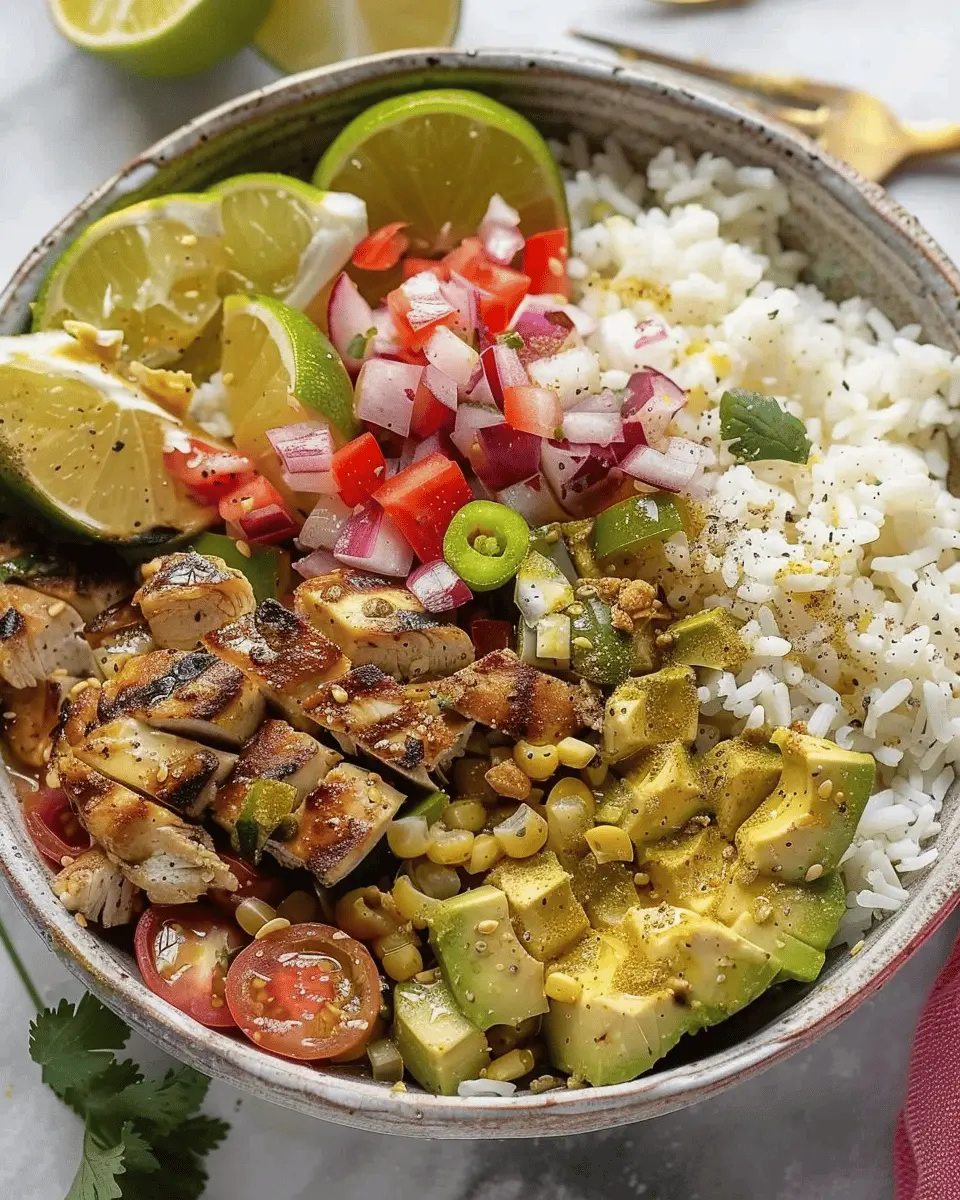 Grilled Chicken Summer Rice Bowls: Easy, Flavor-Packed Delight