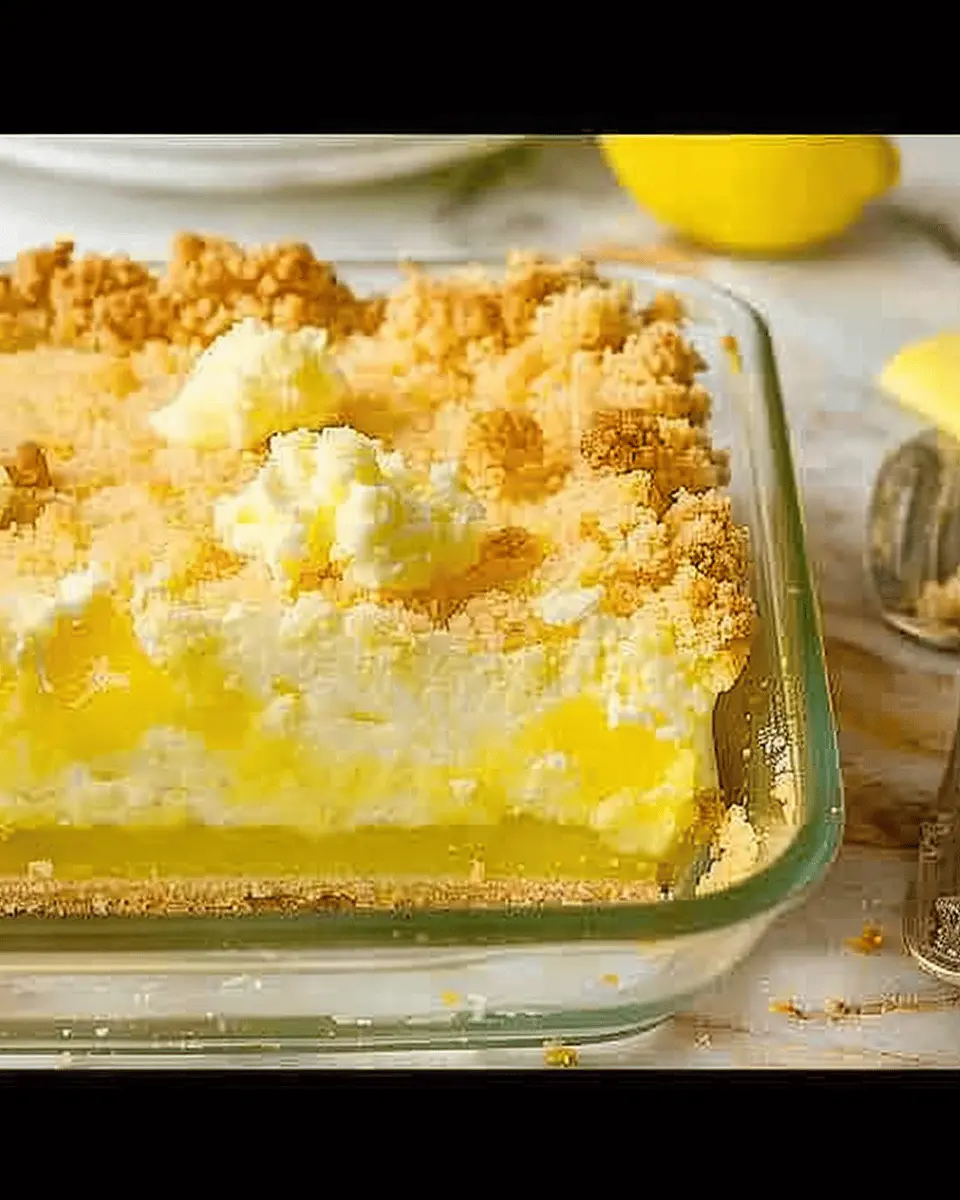Lemon Cream Cheese Dump Cake: The Easy, Indulgent Delight