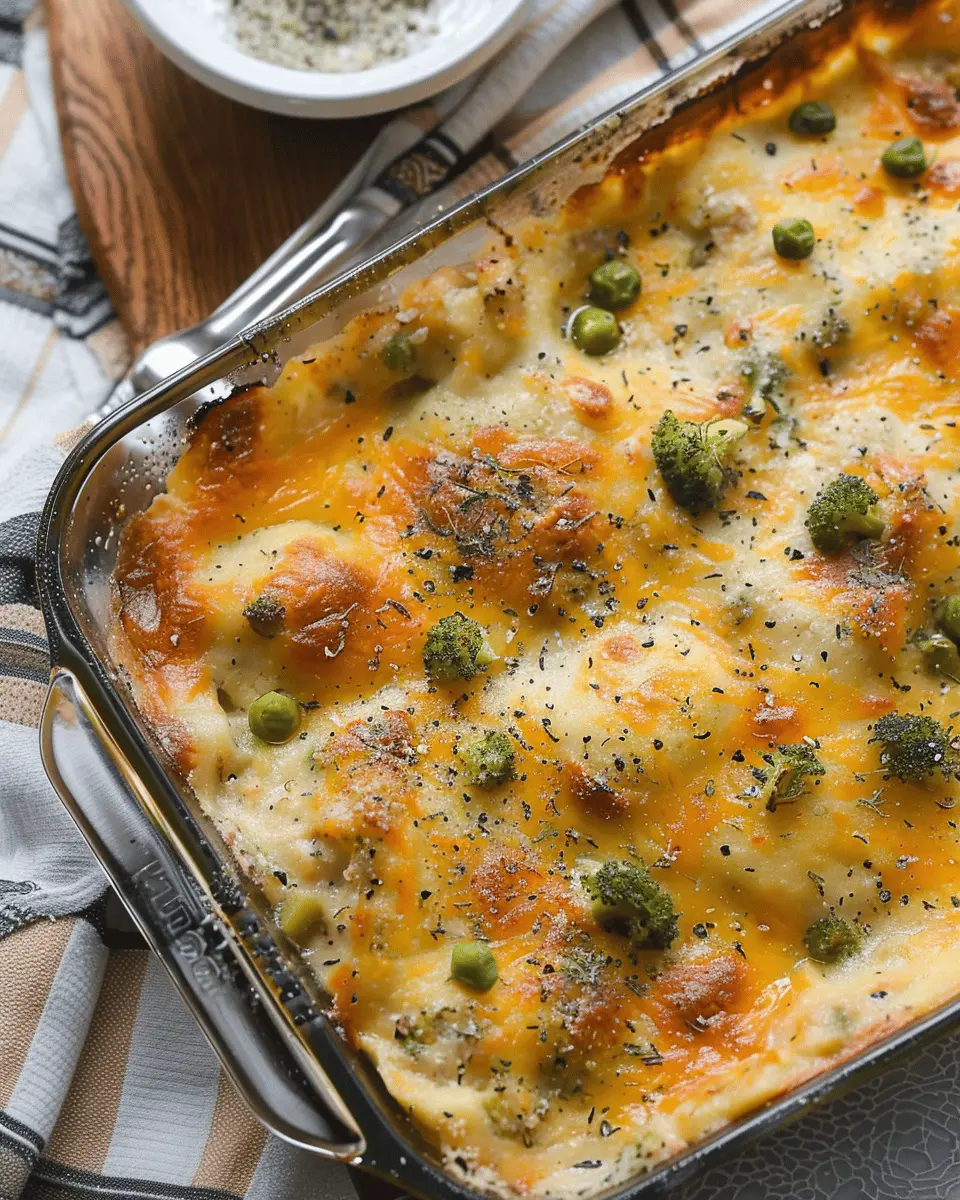 Low Carb Chicken Casserole with Turkey Bacon: Easy and Delicious