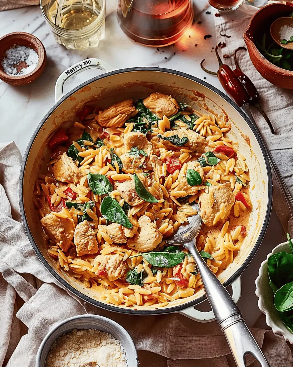 One-Pan Marry Me Chicken Orzo: Easy, Delicious Comfort Food