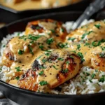 Sizzle Up Creamy Smothered Chicken And Rice