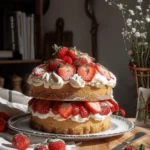 Strawberries and Cream Cake