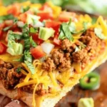 Taco Crescent Roll Pizza