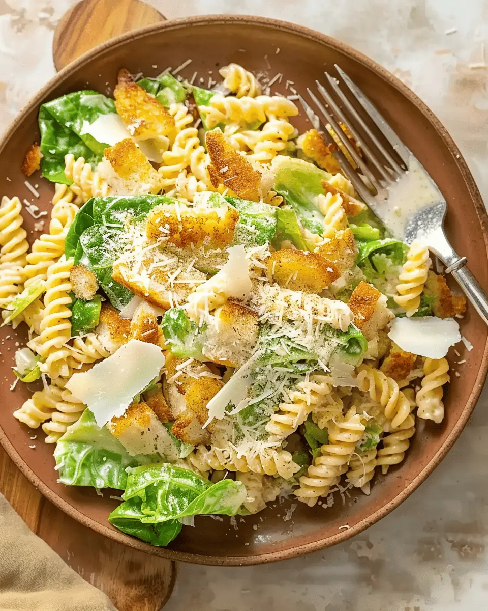 The Caesar-Inspired Pasta Salad I’m Making All Summer Fresh and Easy