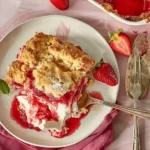 Strawberry Cheesecake Dump Cake
