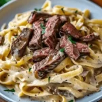Creamy Steak Pasta