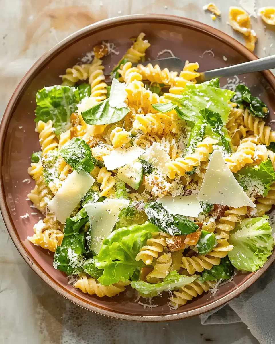 The Caesar-Inspired Pasta Salad I’m Making All Summer: Easy & Delicious
