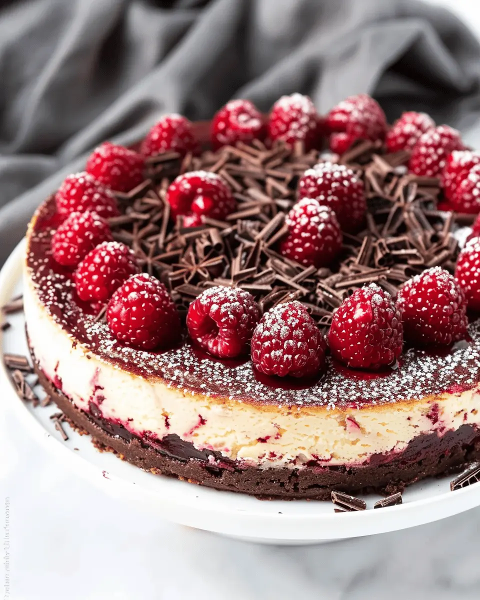 Dark Chocolate Raspberry Cheesecake: An Indulgent Delight at Home