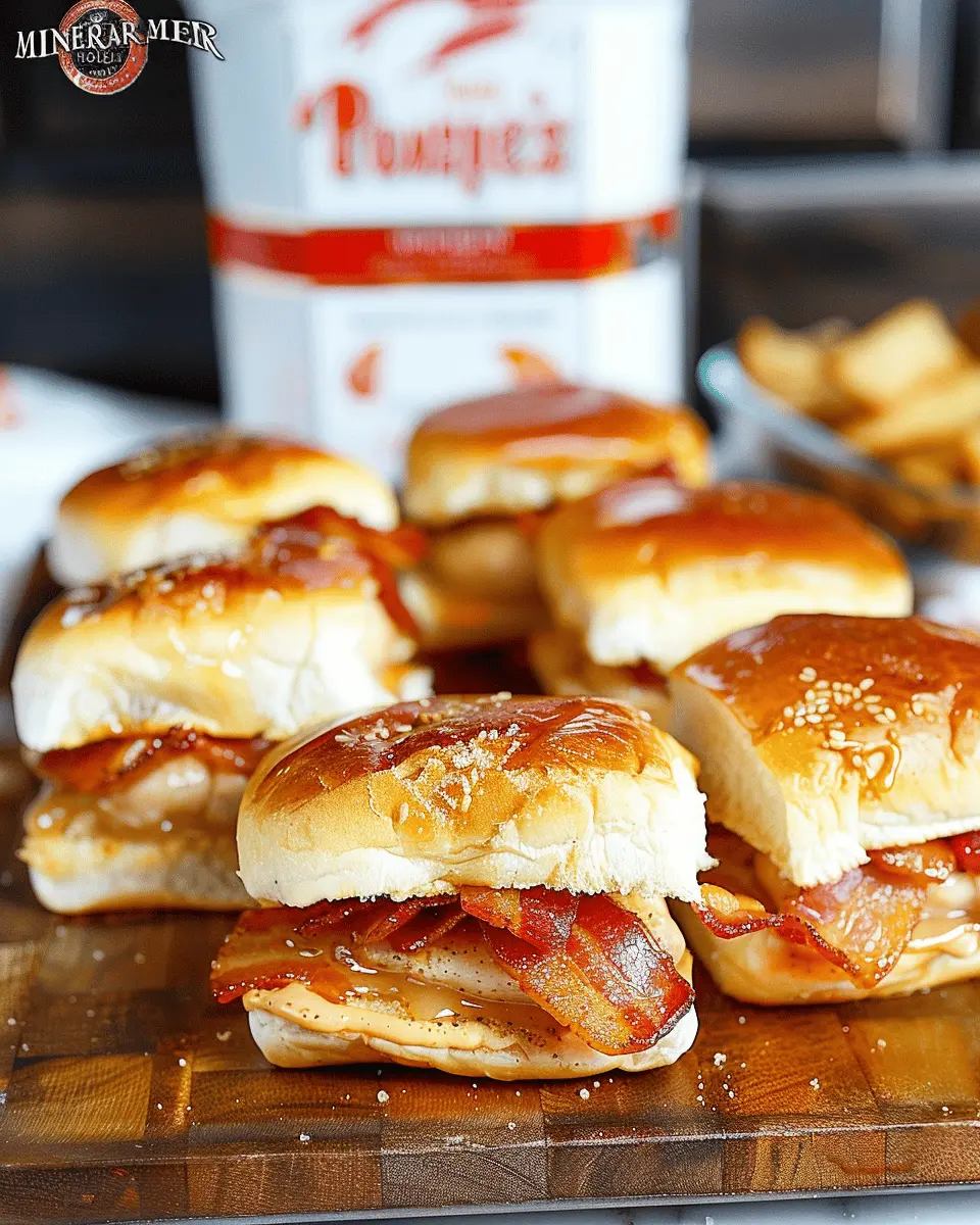Maple Chicken and Turkey Bacon Sliders: Easy and Indulgent Treat