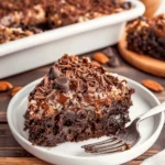German Chocolate Poke Cake