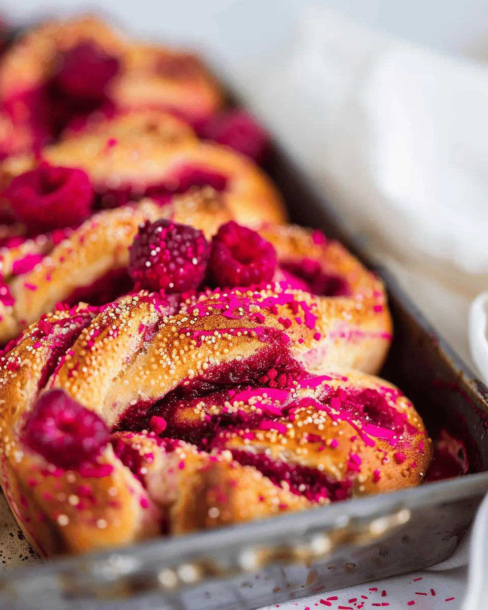 Raspberry Swirl Brioche: Easy Homemade Delight for Any Occasion