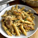 Garlic Parmesan Chicken and Pasta (One-Pan)