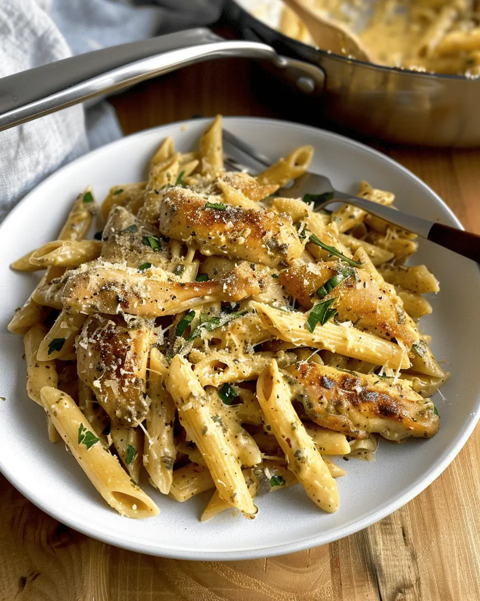 Garlic Parmesan Chicken and Pasta: Indulgent One-Pan Delight