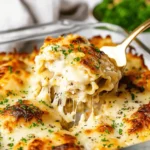 Chicken Alfredo Lasagna Roll Ups